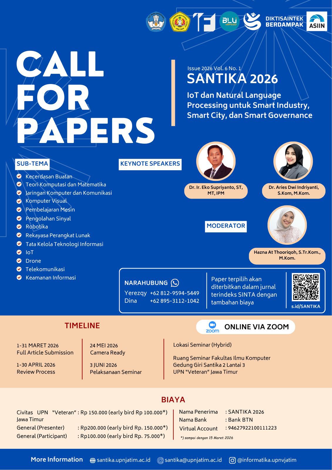 					View Vol. 6 No. 1 (2026): Santika 2026 - In Progress
				